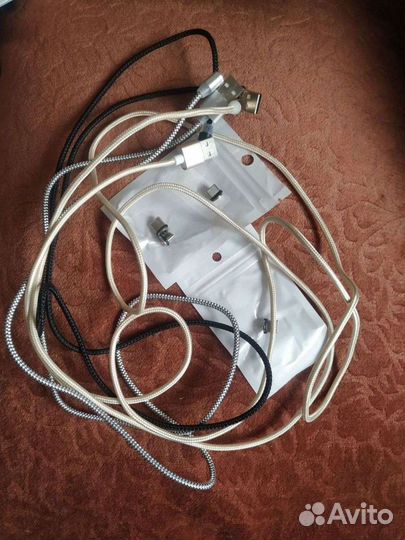 Шнуры и адаптер для магнитной зарядки тип С