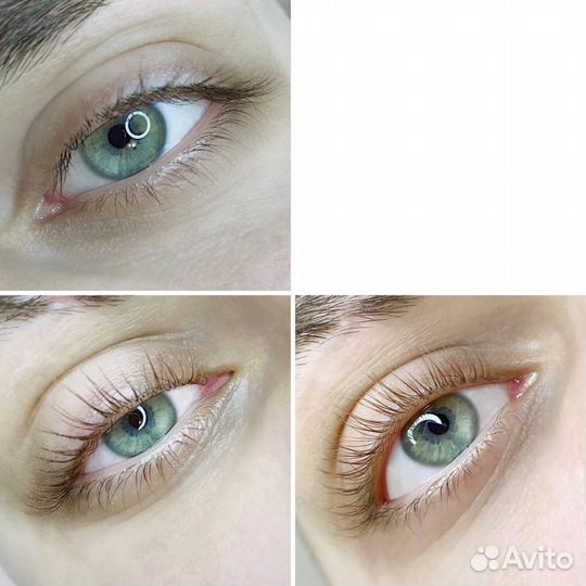 Наращивание ресниц /окрашивание бровей