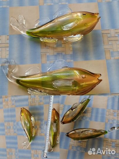 Цветные хрустальные рыбки