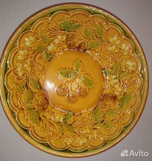 Блюдо зик СССР керамика