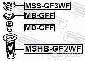 Опора переднего амортизатора MSS-GF3WF Febest