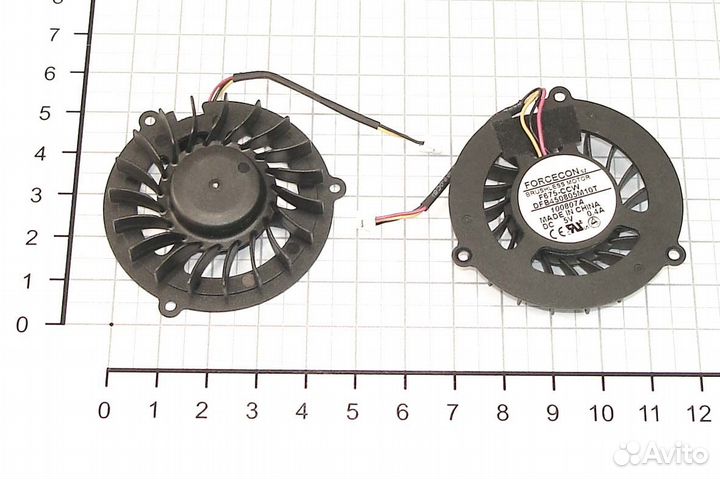 Вентилятор (кулер) для MSI 163 EX600 PR600 VR200 V