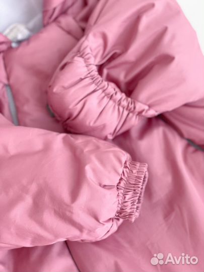 Комбинезон+конверт в коляску розовый