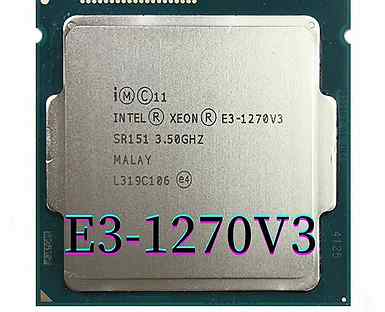 Процессор Intel xeon E3-1270V3 1150