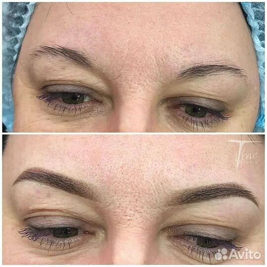 Перманентный макияж бровей, губ, век