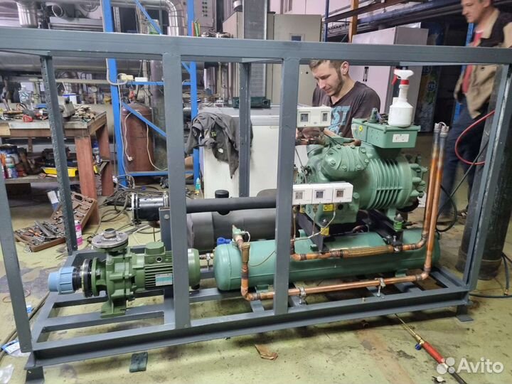 Чиллер 15кВт пропеленглюколь t-5C(Италия)