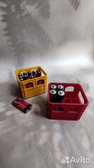 Ящик для батареек аа, ааа, 18650, крона