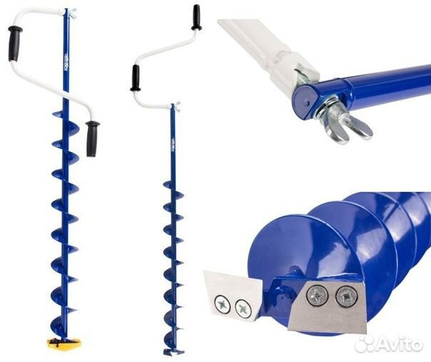 Ледобур Тонар спорт Сотка Казанцева 100мм Лев,вращ