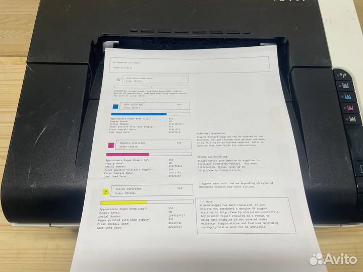 Принтер HP Color LaserJet Pro CP1025nw