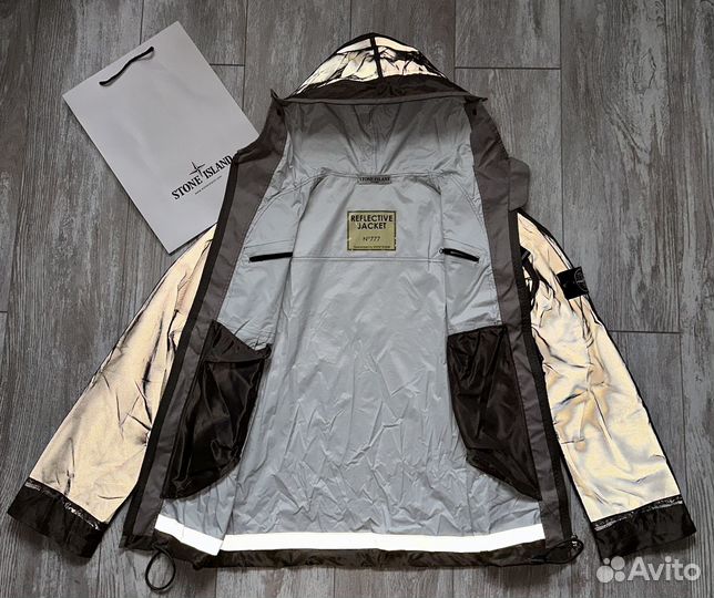 Stone island куртка mesh reflective 2007