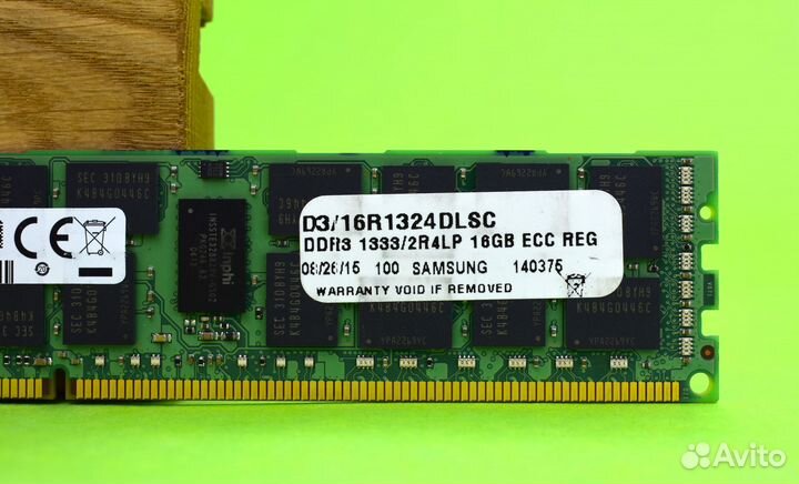 16GB DDR3 L ECC samsung 1333