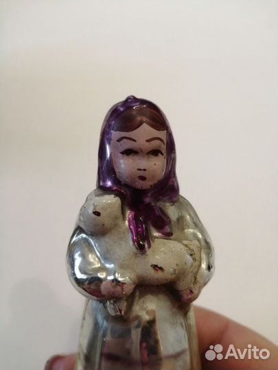 Елочные игрушки СССР Алёнушка с козленком