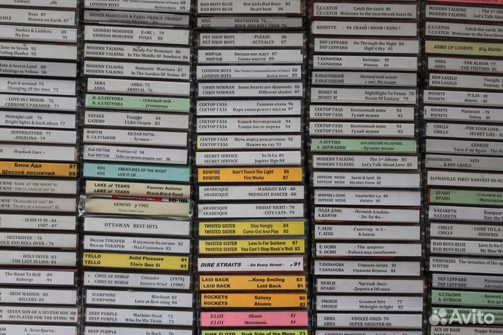 Музыкальные записи на аудиокассетах