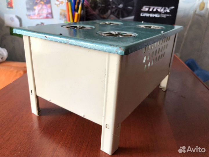 Детская игрушечная плита+ набор посуды времен СССР