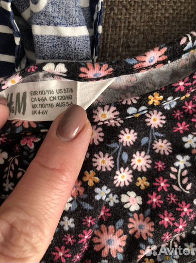 Одежда для девочки пакетом H&M 110/116