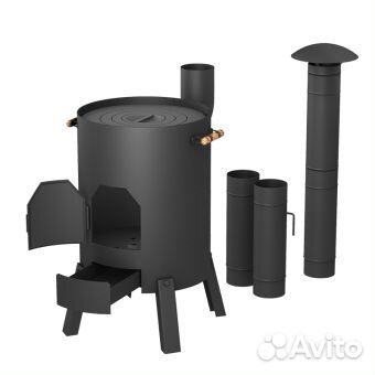 Печь под казан казанок стэн 3 мм