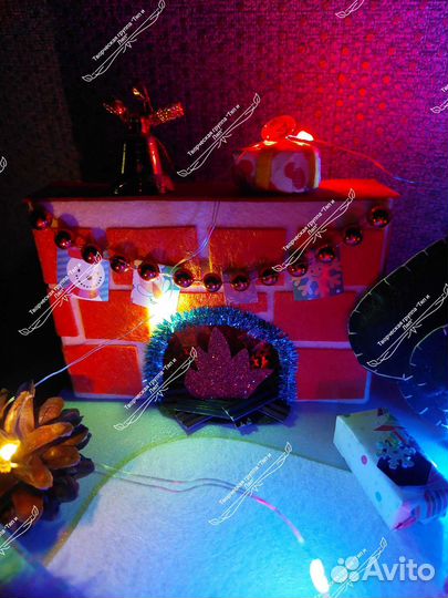 Поделка новогодний ушастик