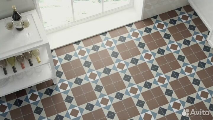 Плитка house OF vanity 33X33 напольная - под бетон, под мозаику, геометрия, Испания