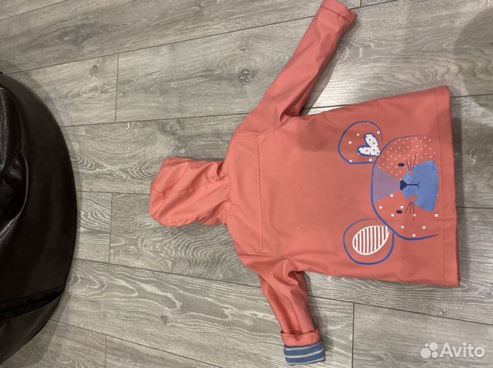 Куртка весенняя утепленная резиновая mothercare 92