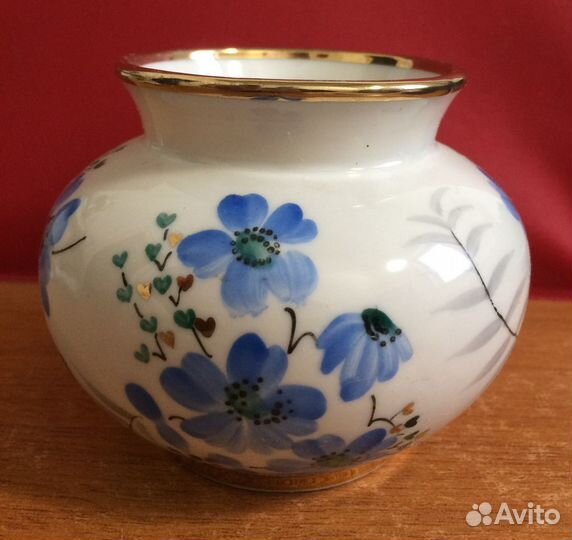 Фарфоровая вазочка. дфз. Ручная роспись