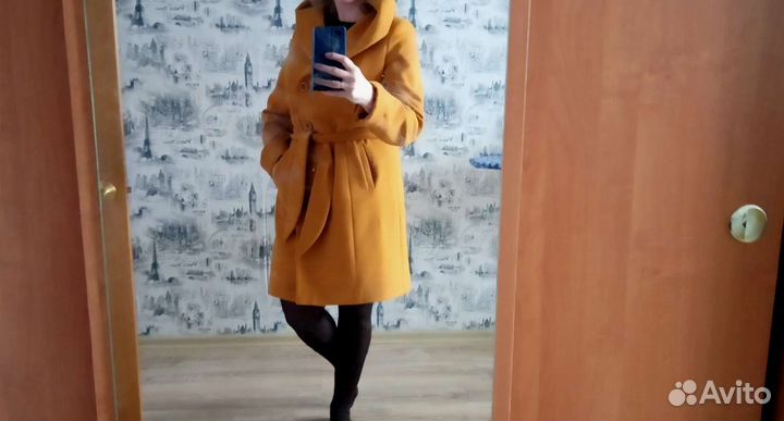 Пальто женское весеннее демисезонное 46 48