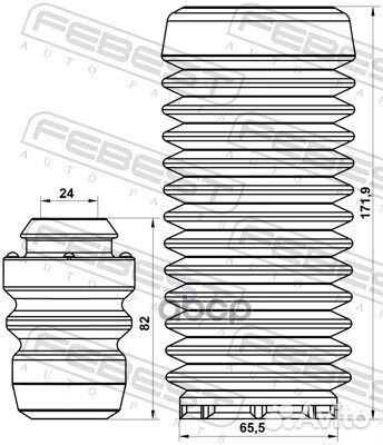 Комплект пылезащитный передний ford fiesta V