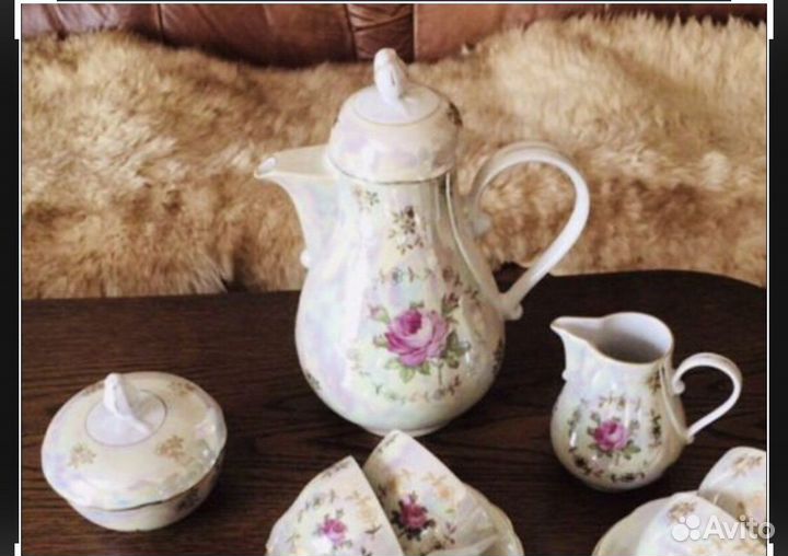 Стопки, чайник мельхиор