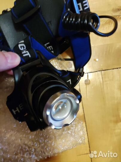 Налобный фонарь аккумуляторный