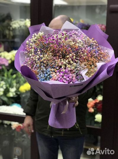 Букет из гипсофилы