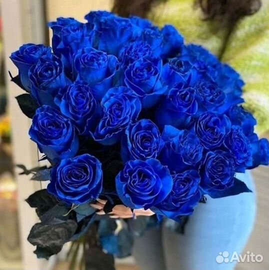 Синие розы Доставка цветов