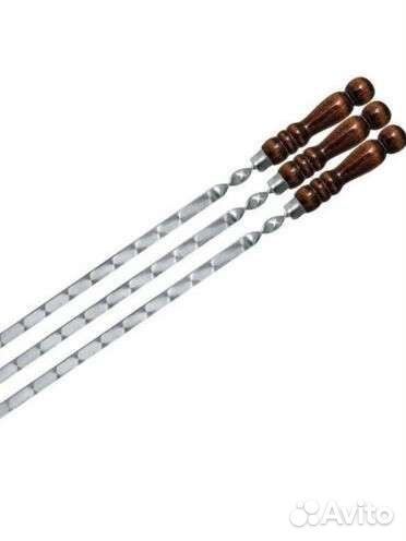 Шампура с деревянной ручкой