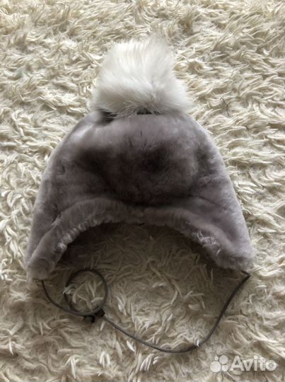 Меховая шапка 2-3 года