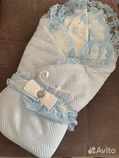 Конверт на выписку весенний