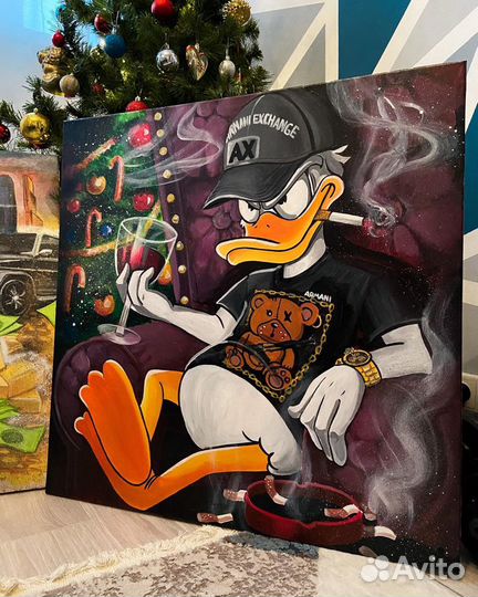 Картины на холсте ручной работы на заказ