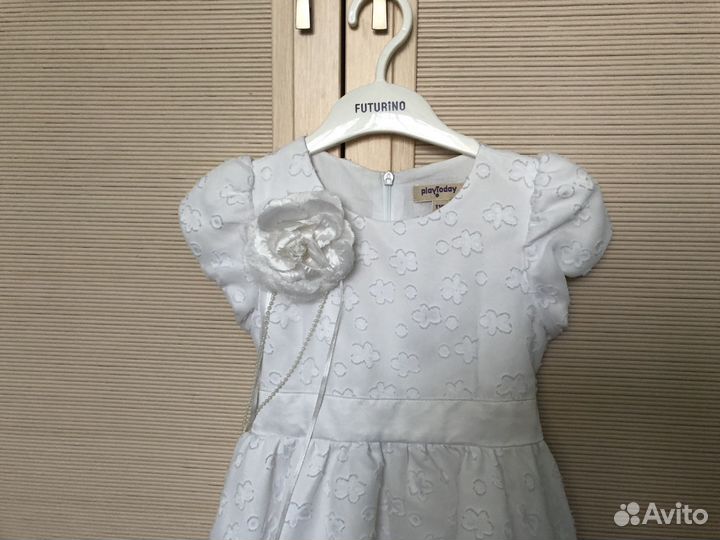 Платье для девочки 110 белое