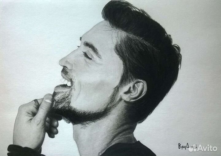 Портрет по фото. Карандаш, масло. Воронеж