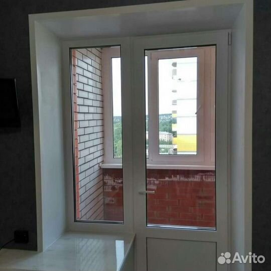 Балконные двери и окна под ключ