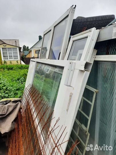 Алюминевые окна б у