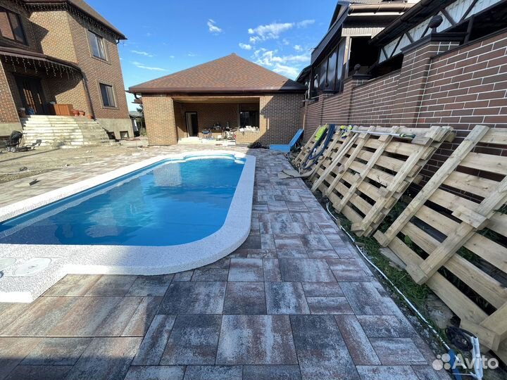 Тротуарная плитка и доставка от 100м2