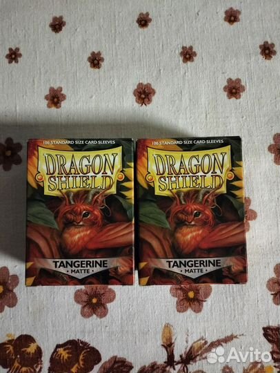 Протекторы Dragon Shield Tangerine
