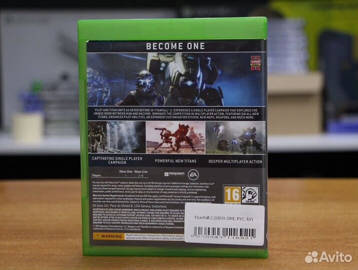 Titanfall 2 (xbox ONE, рус, бу)