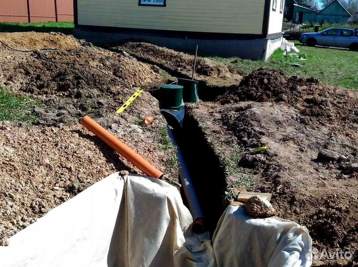 Автономная канализация под ключ. В любой грунт
