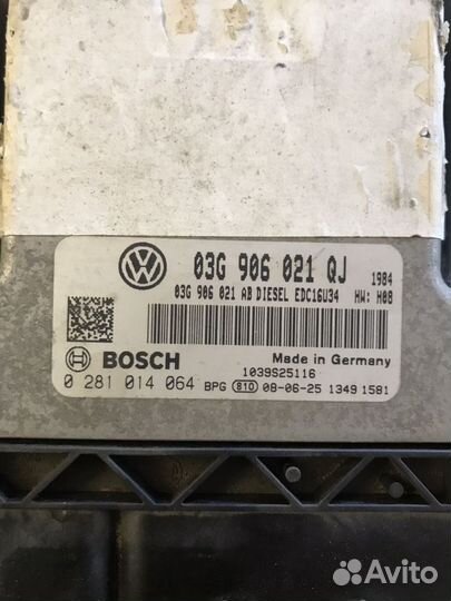 03G906021AB Эбу двигателя VW Passat B6 1.9TDI