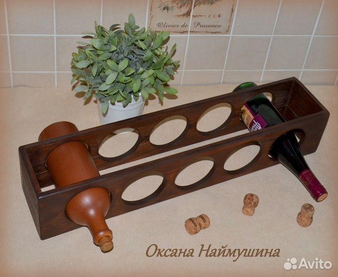 Подставка для 5 бутылок вина