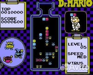 Картридж для Денди Dr. Mario