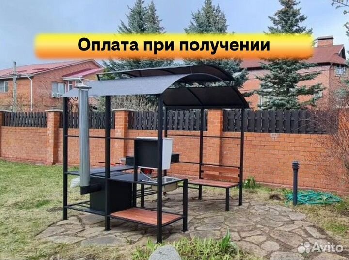 Мангал казан беседка