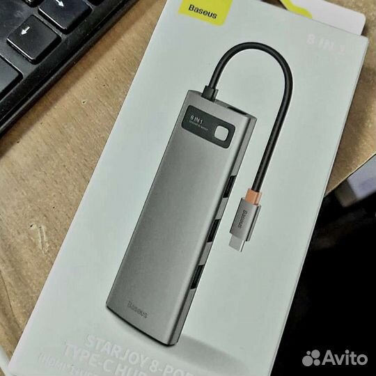 Baseus usb hub 8 in 1 hdmi 4k