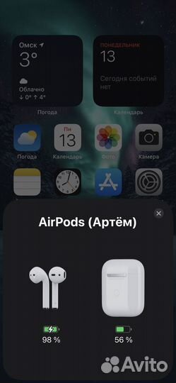 Наушники apple airpods 2