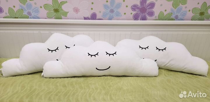 Мягкие бортики для детской кроватки