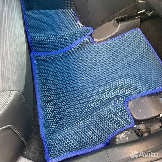 Коврики EVA 3Д на Honda WR-V черный+черный